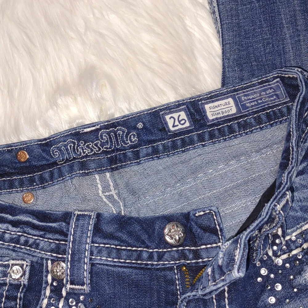 Miss Me Slim Bootcut Jeans size 26 - Picture 8 of 11